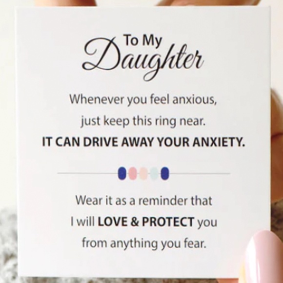 Sterling Silver Fidget Ring ~ Adjustable Fits Ring Sizes From 5 to 10 ~ Gift Box - Picture 4 of 8